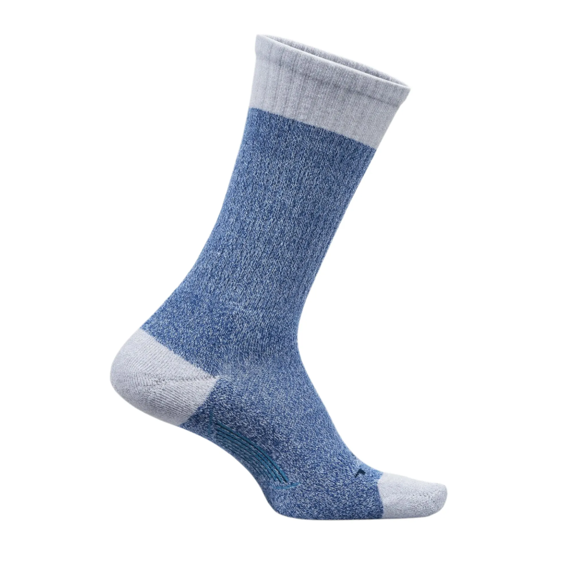Feetures Mens Everyday Max Cushion Cozy Marl Crew Socks