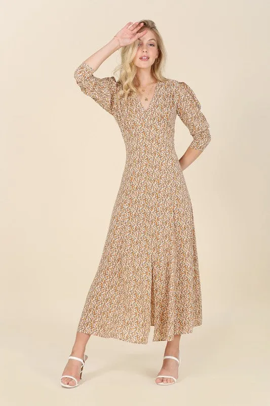 Fit & Flare Maxi Dress