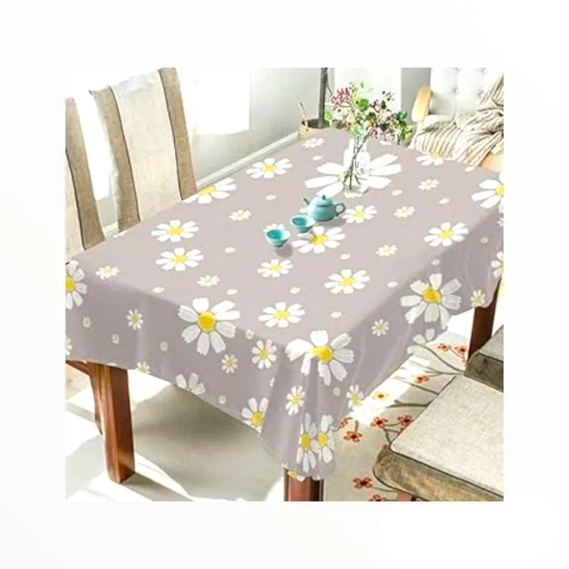 Flannel Backed Roses Plastic Tabling 246A 140 cm
