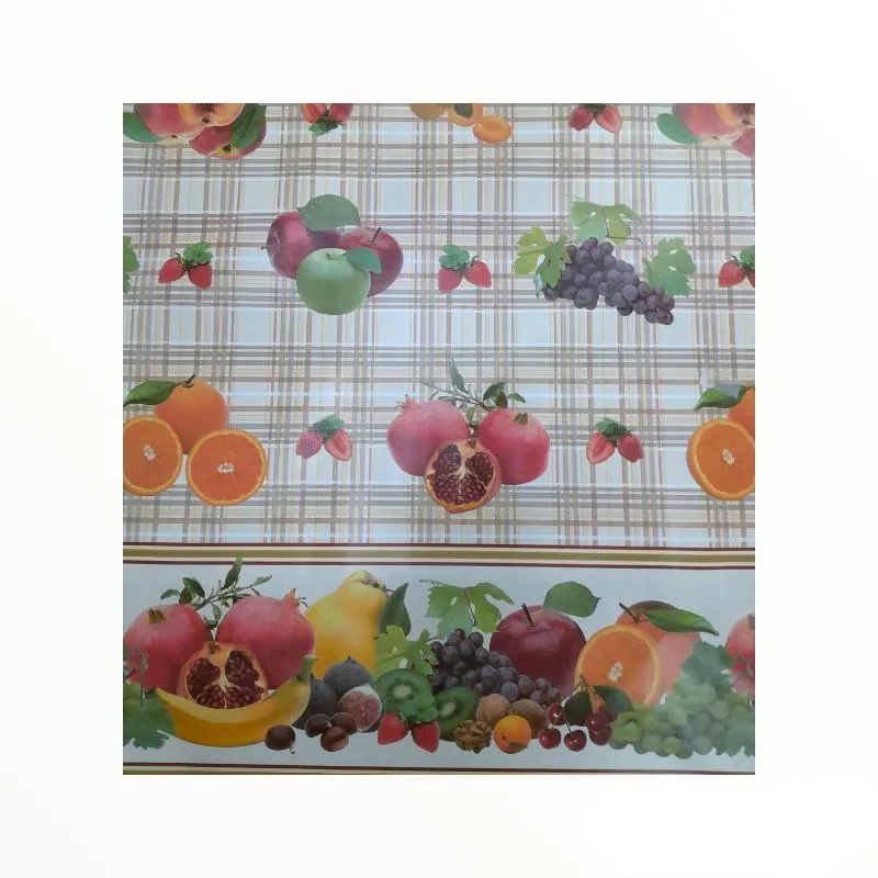 Flannel Backed Tropical Plastic Tabling 162A 140 cm