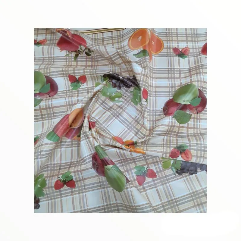 Flannel Backed Tropical Plastic Tabling 162A 140 cm