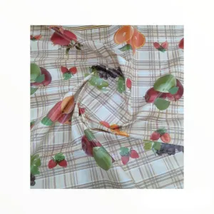 Flannel Backed Tropical Plastic Tabling 162A 140 cm