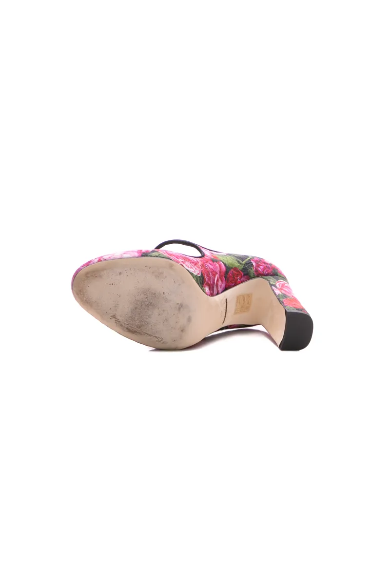 Floral Mary Jane Pumps - Size 39.5