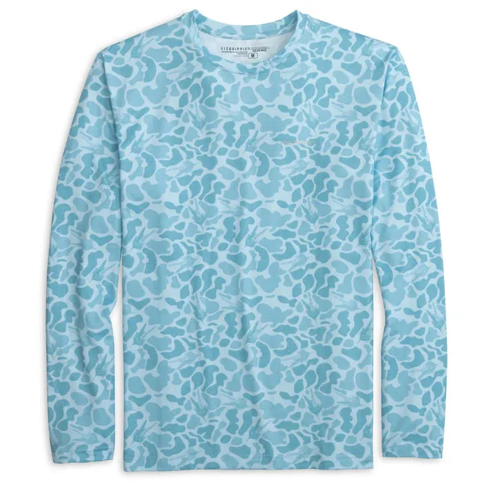 Fly Camo Perf Crew (Fresh Blue)