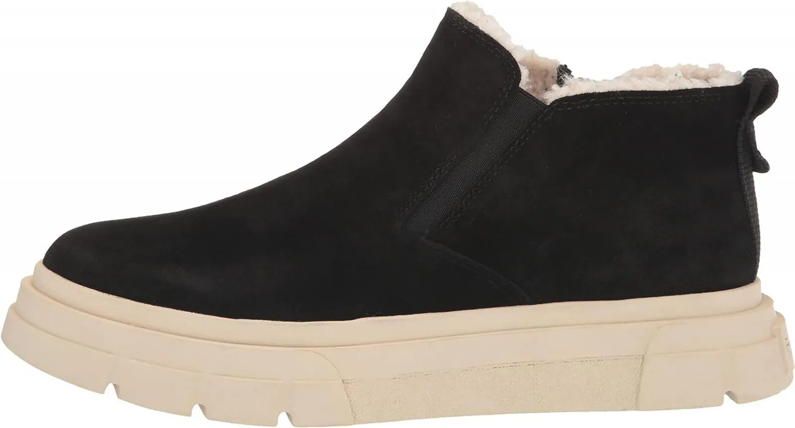 Franco Sarto Womens Suede Faux Fur Lined Anoro Bootie H7330L1 Black 10M