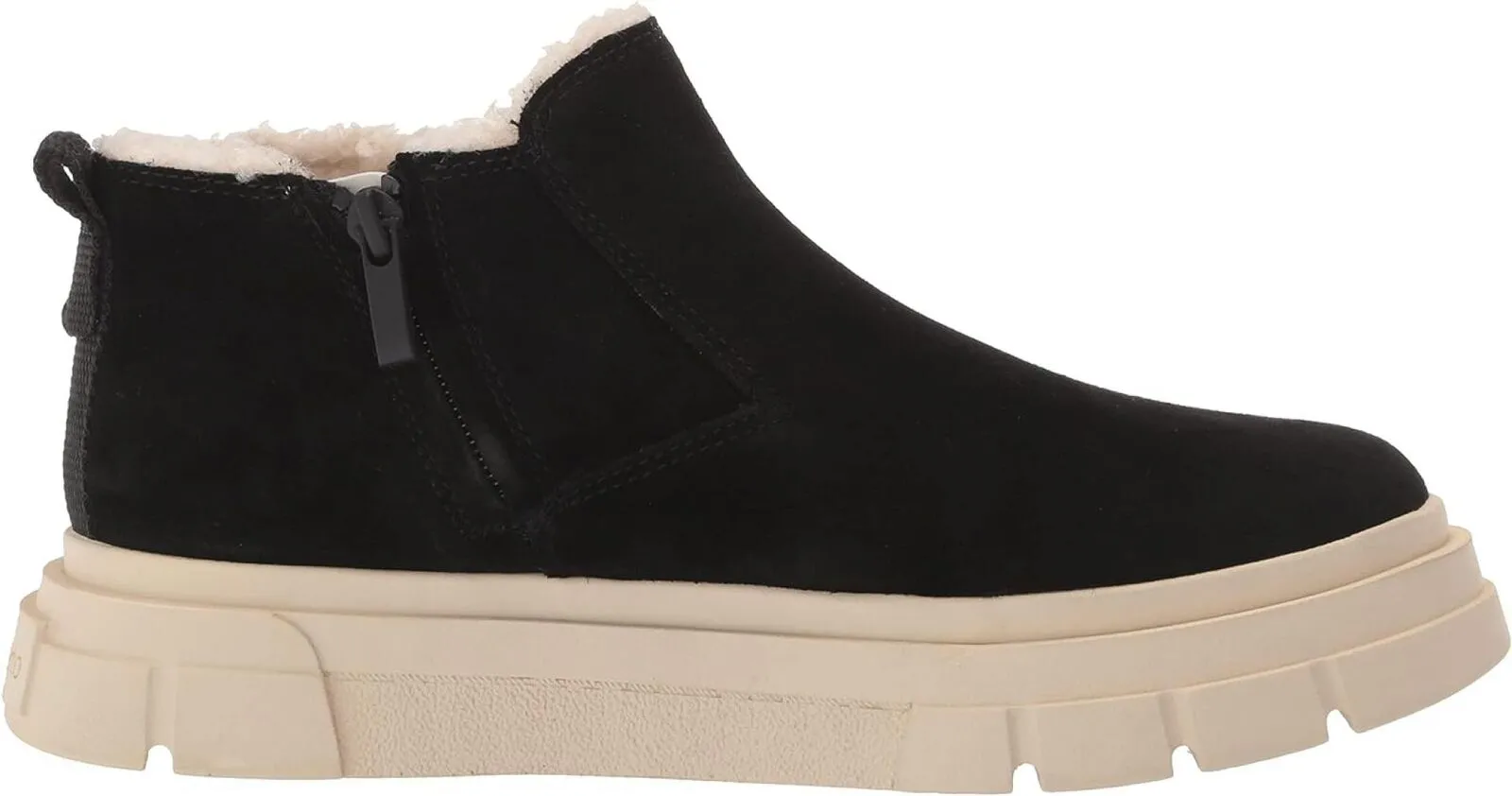 Franco Sarto Womens Suede Faux Fur Lined Anoro Bootie H7330L1 Black 10M