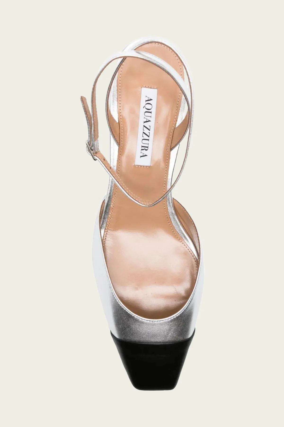 French Flirt Pump 35 in Silver Black