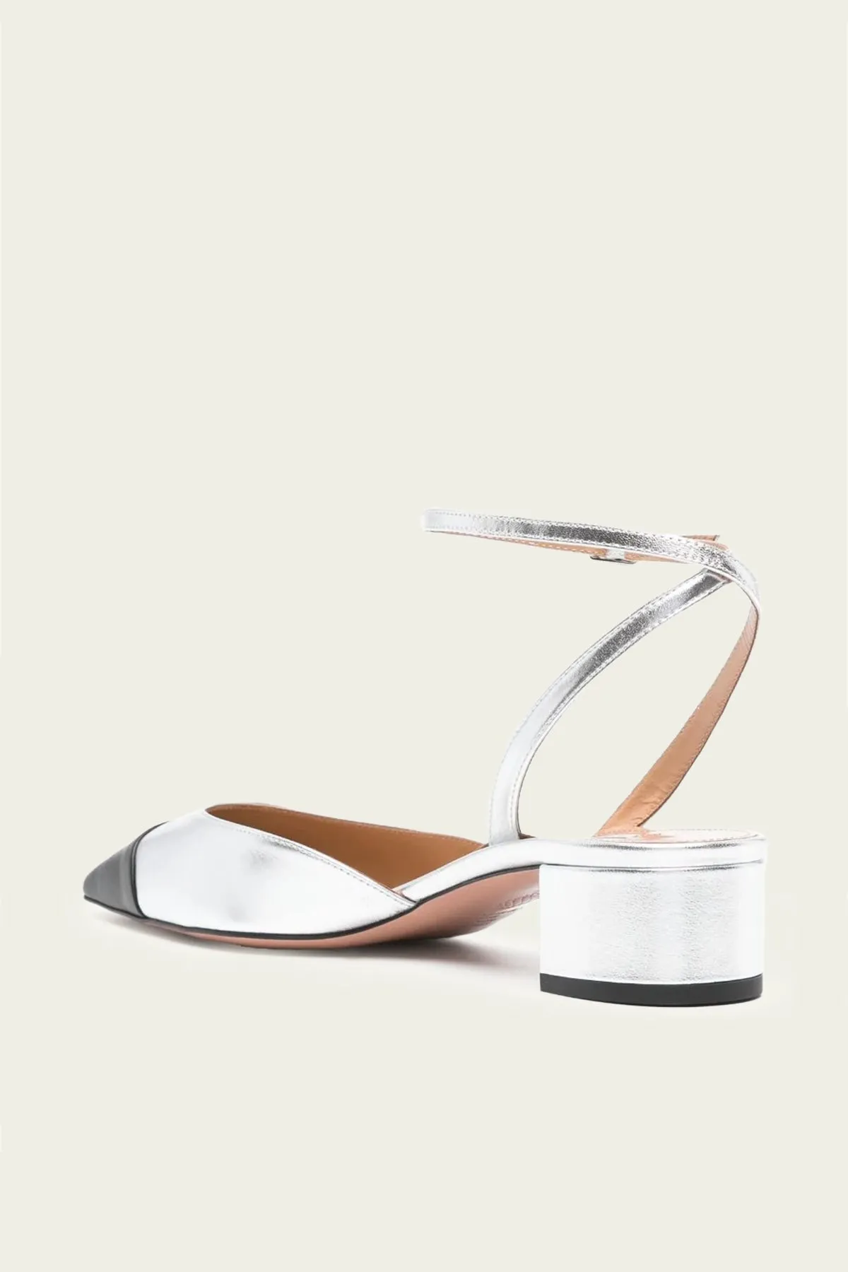 French Flirt Pump 35 in Silver Black