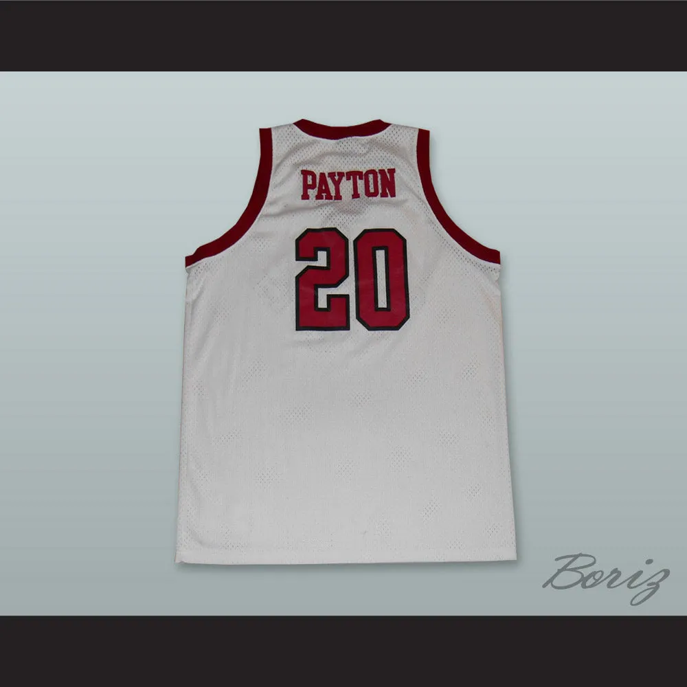 Gary Payton 20 Skyline High School White Basketball Jersey