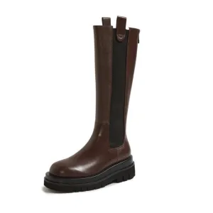 Genuine Leather Thick Bottom boots