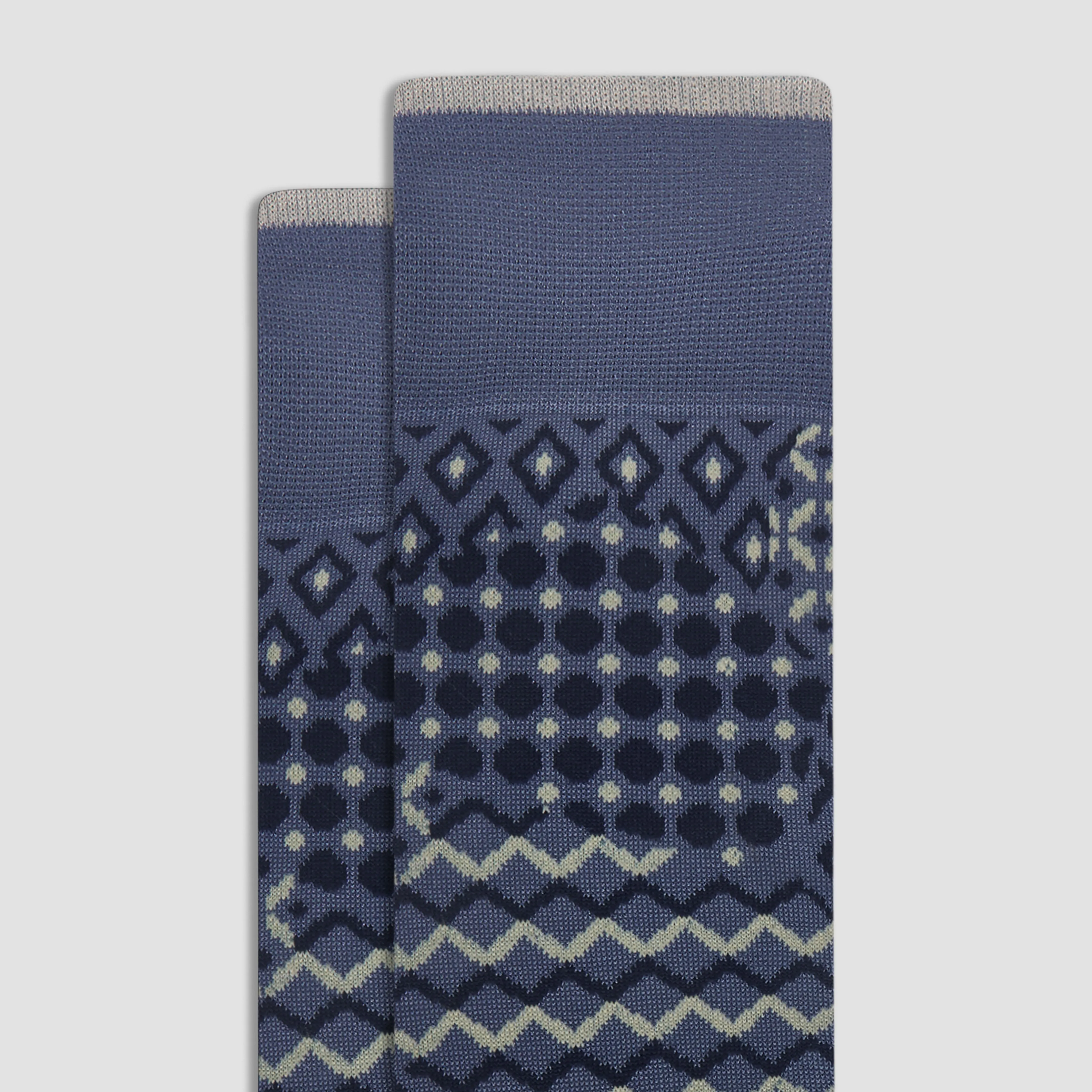 Geometric Mid-Calf Socks