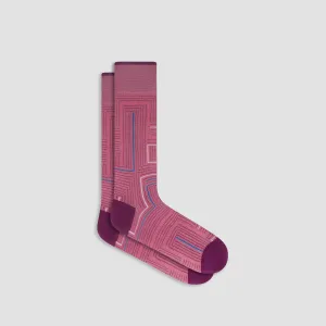 Geometric Mid-Calf Socks