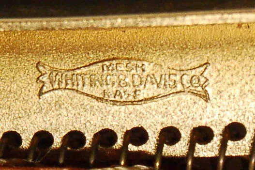 Gold Mesh Wristlet by Whiting and Davis