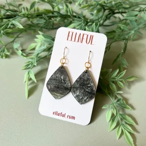 Green Galaxy Diamond Earrings