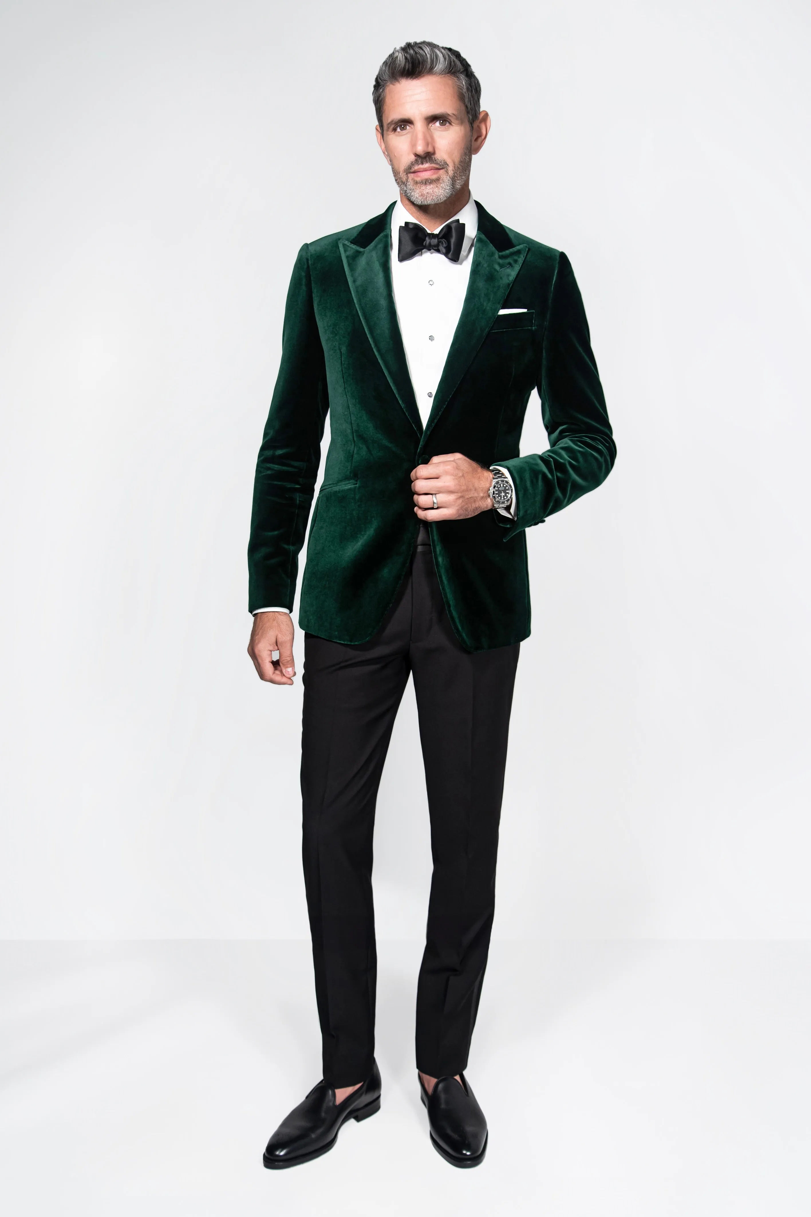 Green Velvet Dinner Jacket