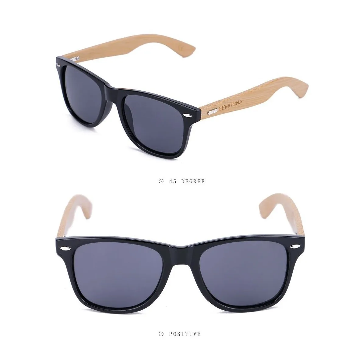 Handcrafted Sunglasses (Unisex) <br> Bamboo & Glass
