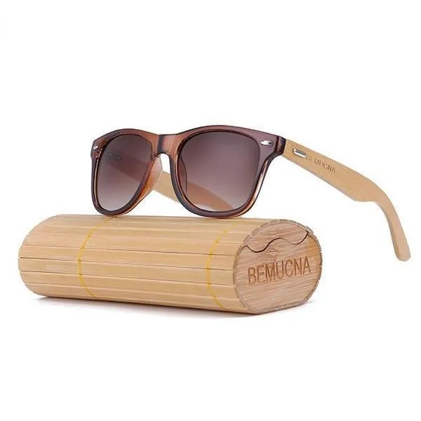 Handcrafted Sunglasses (Unisex) <br> Bamboo & Glass
