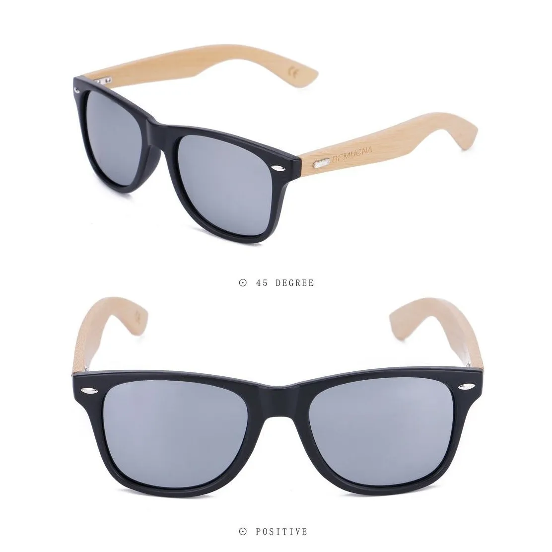Handcrafted Sunglasses (Unisex) <br> Bamboo & Glass
