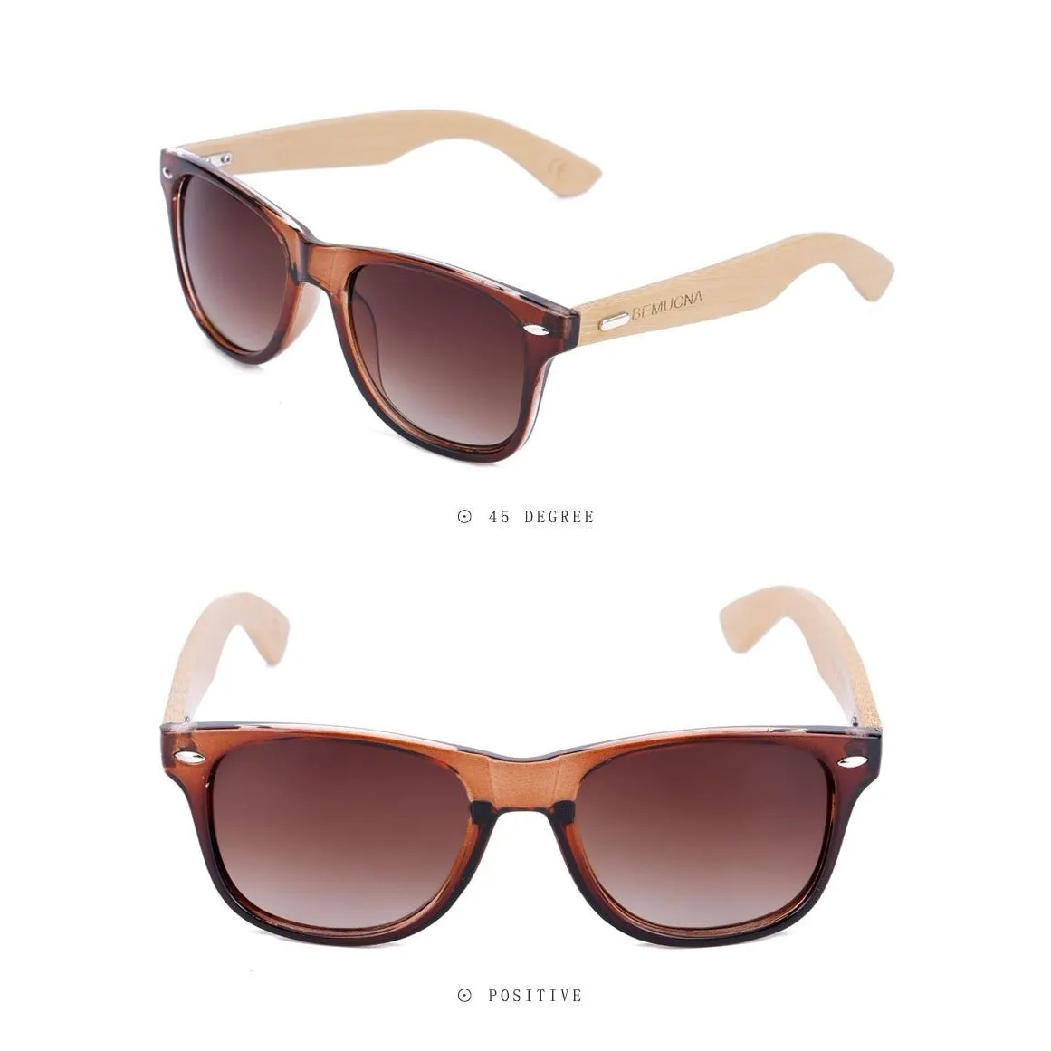 Handcrafted Sunglasses (Unisex) <br> Bamboo & Glass