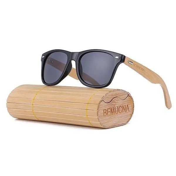 Handcrafted Sunglasses (Unisex) <br> Bamboo & Glass