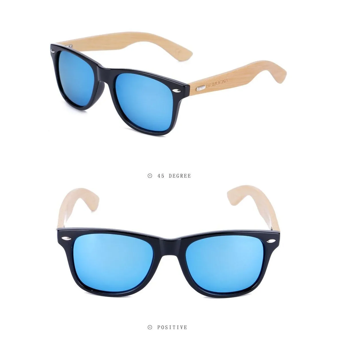 Handcrafted Sunglasses (Unisex) <br> Bamboo & Glass