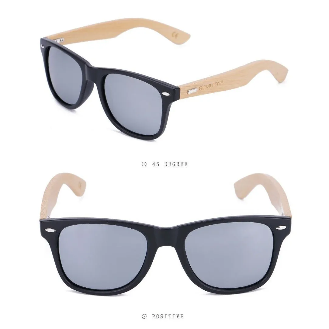 Handcrafted Sunglasses (Unisex) UV400 <br> Bamboo & Glass