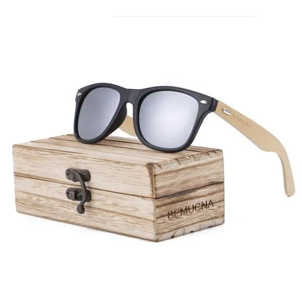 Handcrafted Sunglasses (Unisex) UV400 <br> Bamboo & Glass