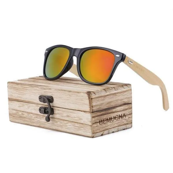 Handcrafted Sunglasses (Unisex) UV400 <br> Bamboo & Glass