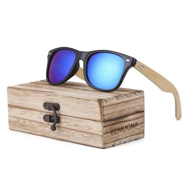 Handcrafted Sunglasses (Unisex) UV400 <br> Bamboo & Glass