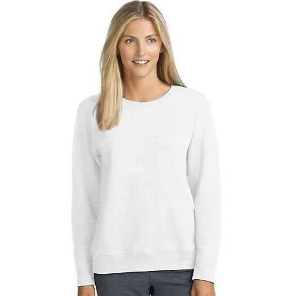 Hanes Women's V-Notch Pullover Fleece Sweatshirt