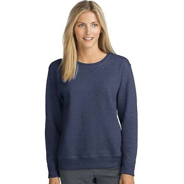 Hanes Women's V-Notch Pullover Fleece Sweatshirt