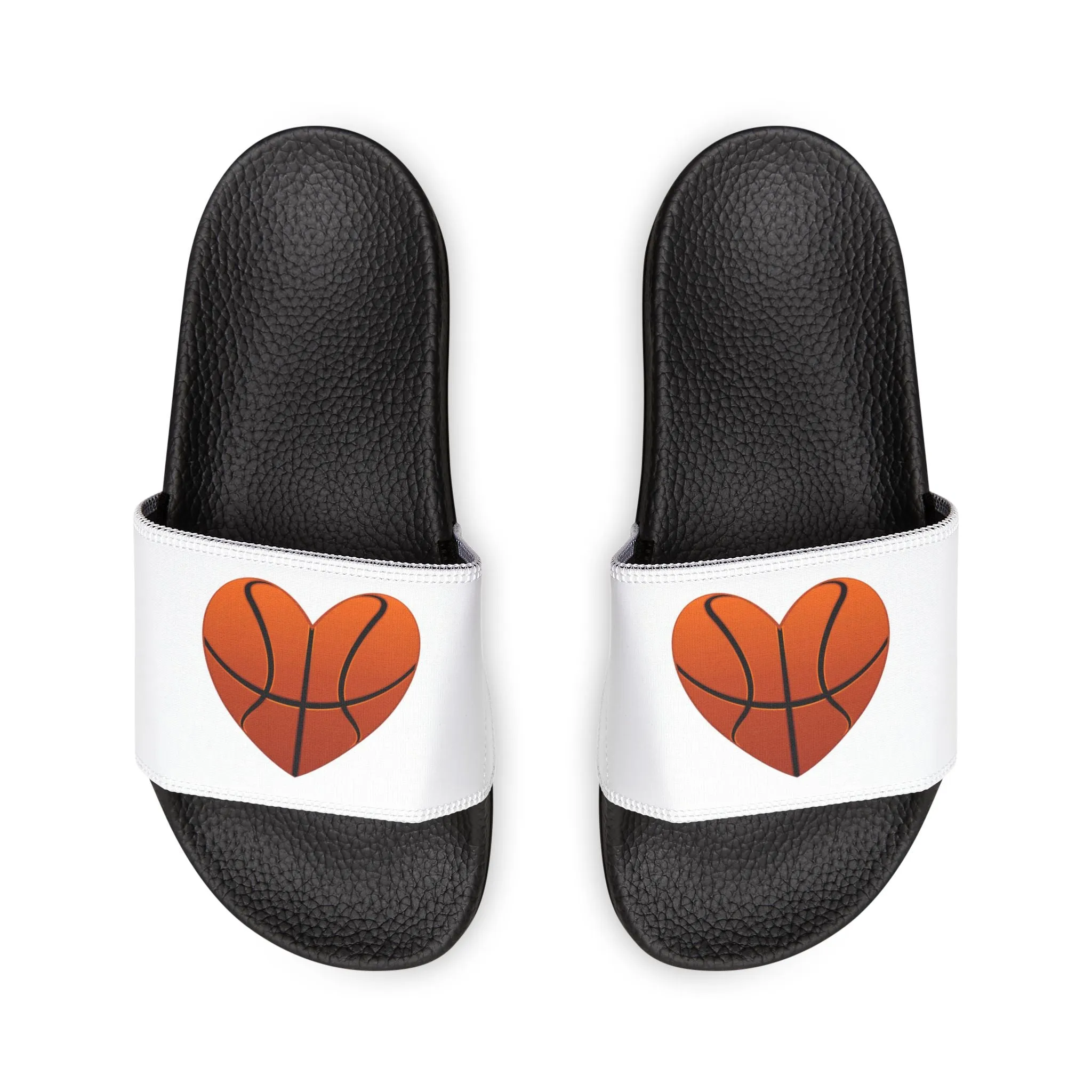 Heart of the Game: Kids Basketball Slide Sandals