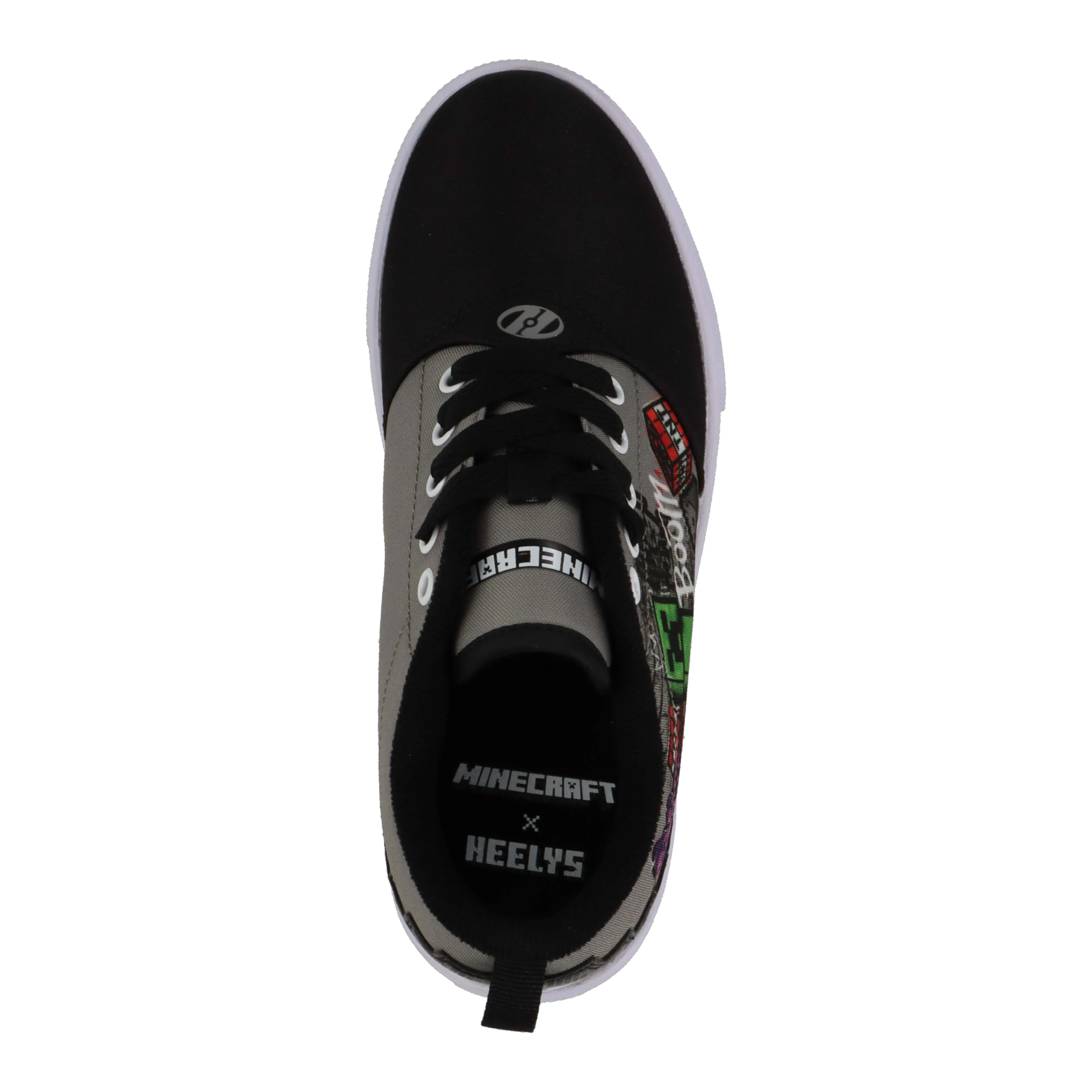 Heelys X Minecraft Pro 20 Prints Shoes - Black / Grey