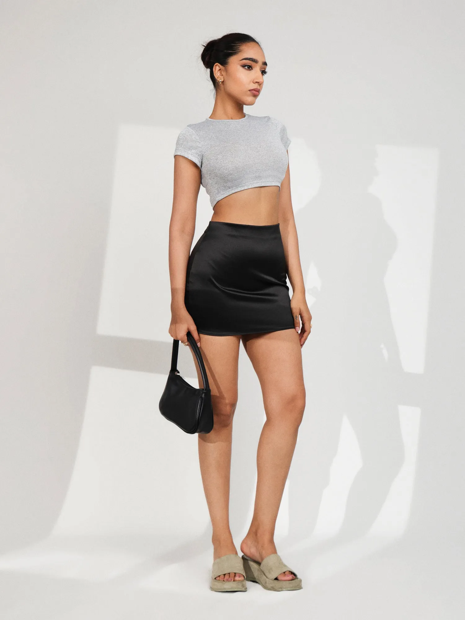 High Neck Crop Top