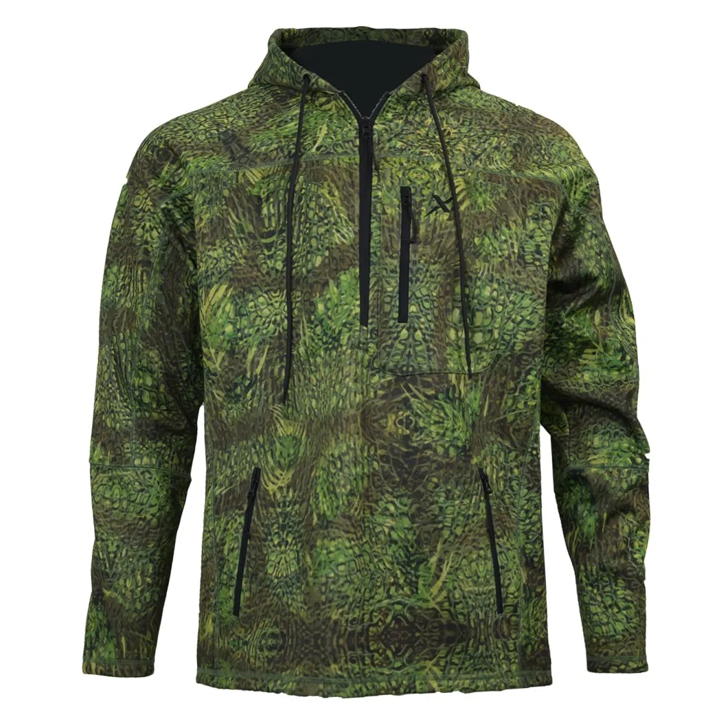Hooded 1/2 zip Hunting Pullover