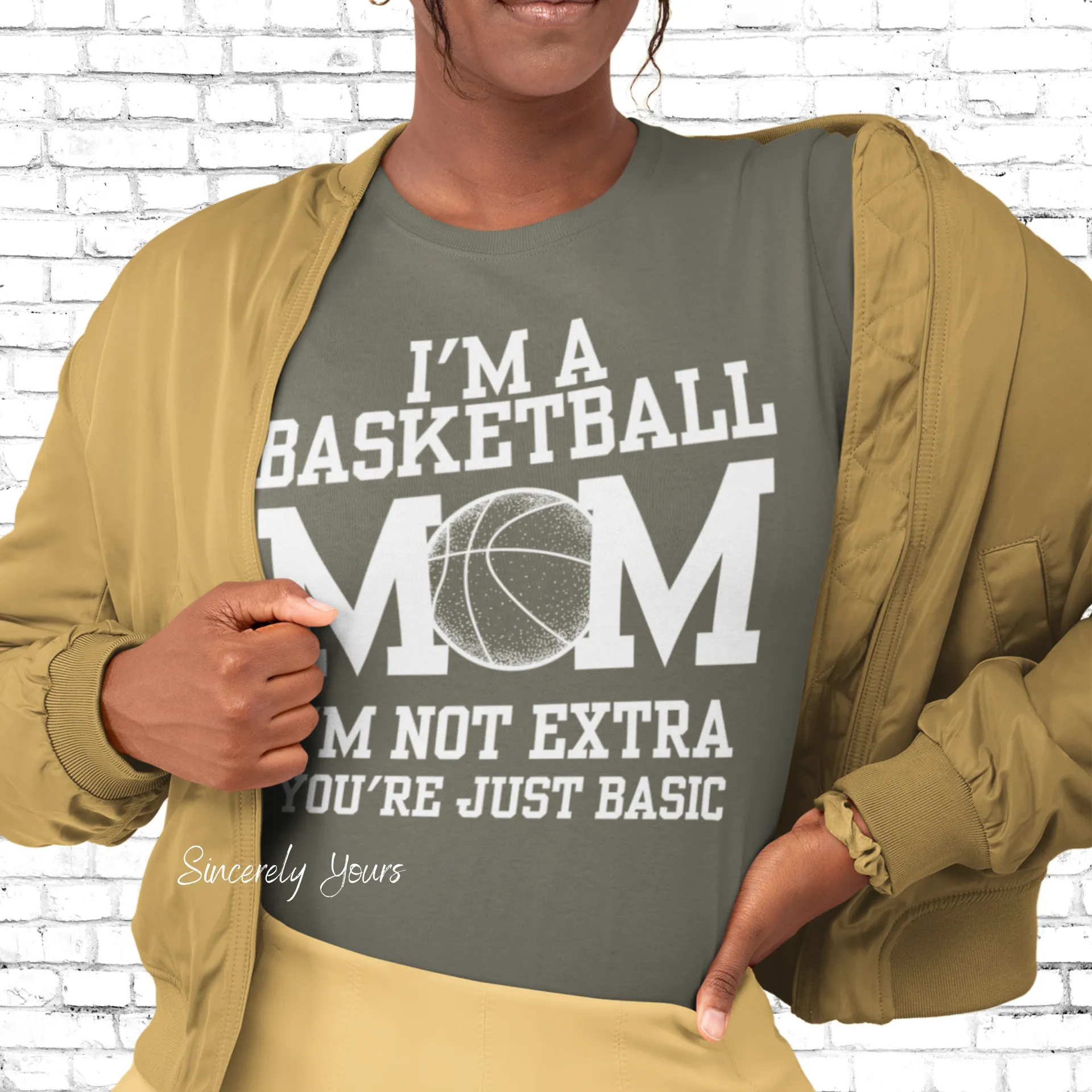I'm a Basketball Mom | I'm Not Extra T-Shirt