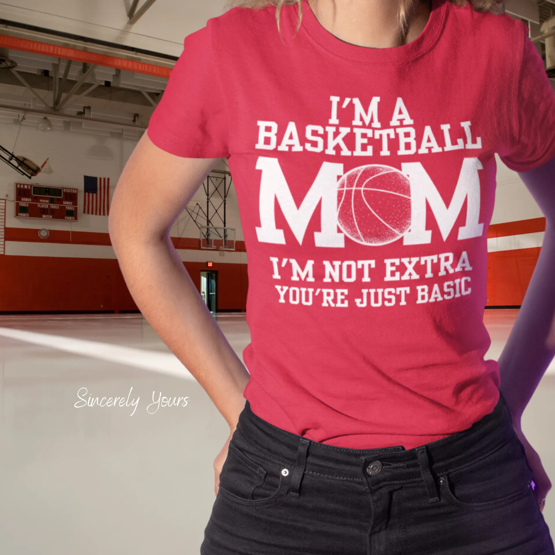 I'm a Basketball Mom | I'm Not Extra T-Shirt