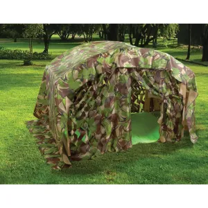 Indoor/Outdoor Folding Den with Camouflage Den Kit