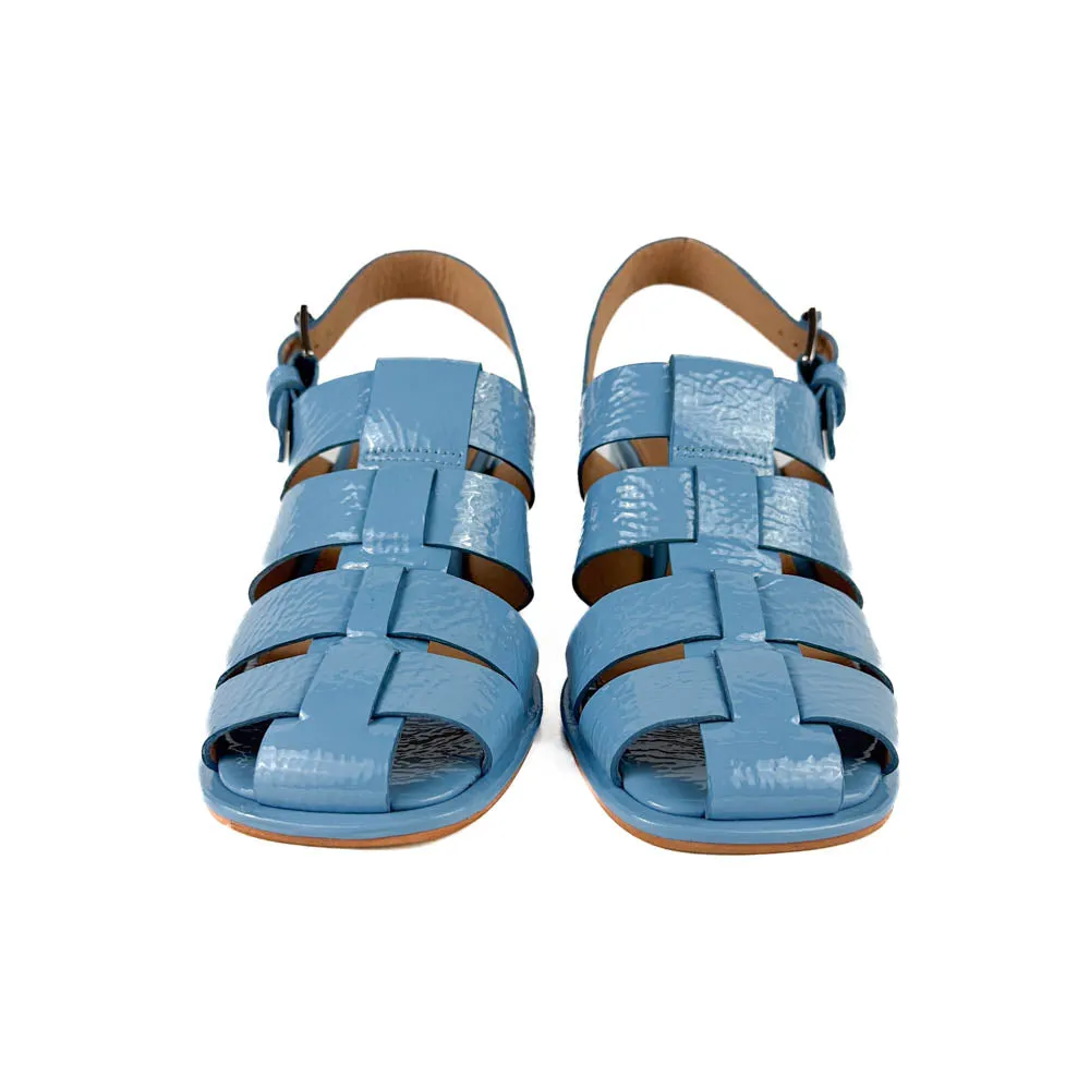 Intentionally Blank - July Fisherman Heel (Bright Blue)