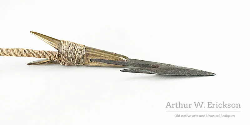 Inuit Composite Whale Hunting Harpoon Head