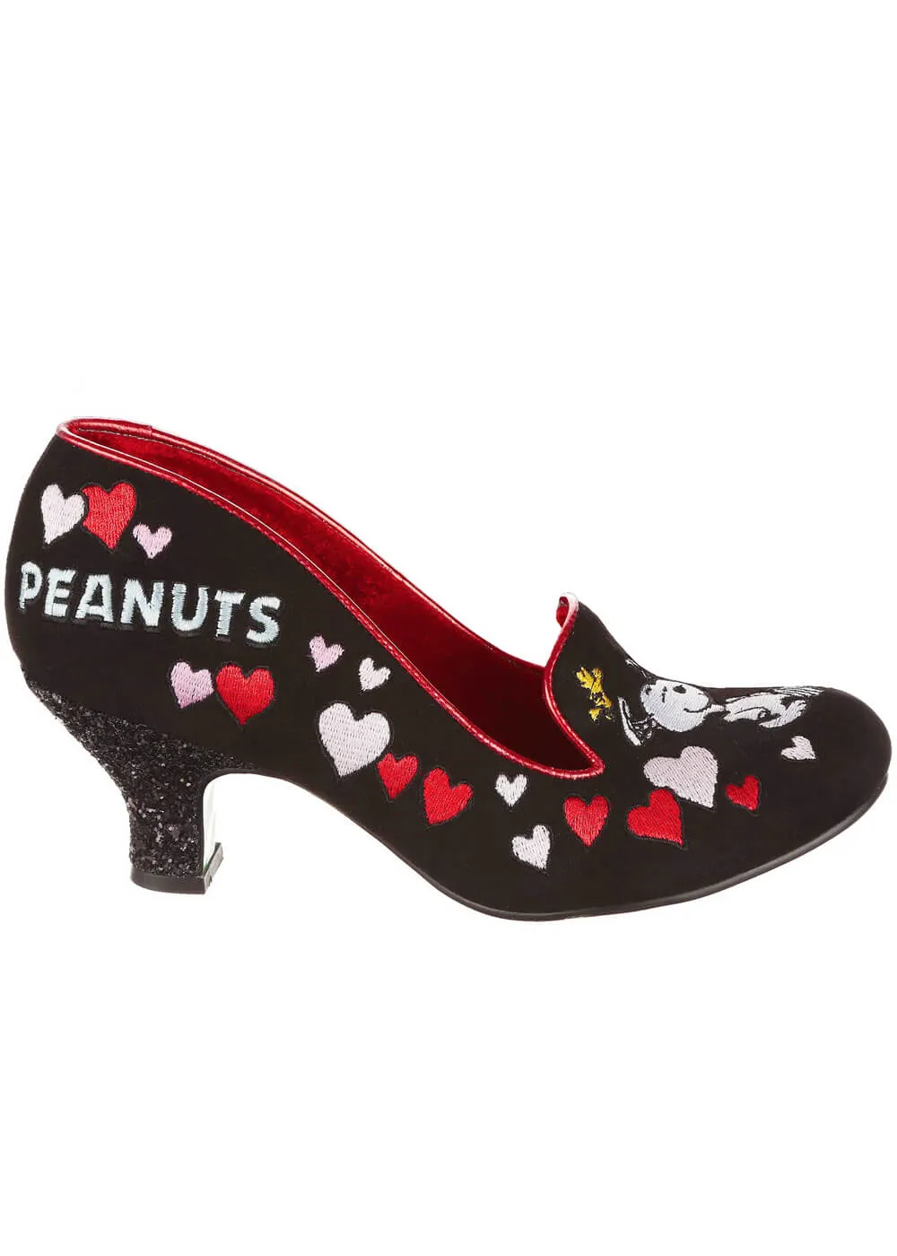 Irregular Choice x Peanuts A Boy And His Beagle Pumps Black