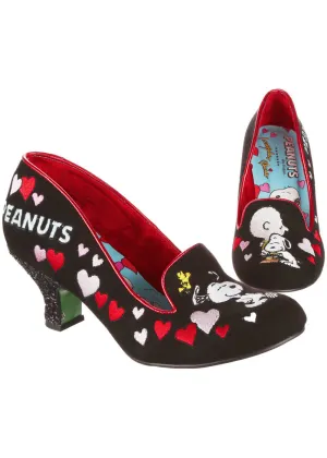 Irregular Choice x Peanuts A Boy And His Beagle Pumps Black