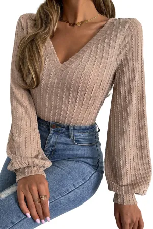 Jacquard Lantern Top