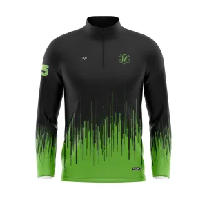 JERSEY WARRIOR Sublimated Quarter Zip Jacket