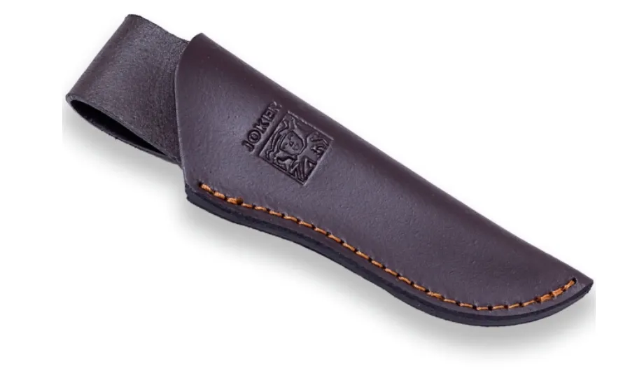 JOKER Aguila 10.5cm olive/ rosewood Knife and leather Sheath