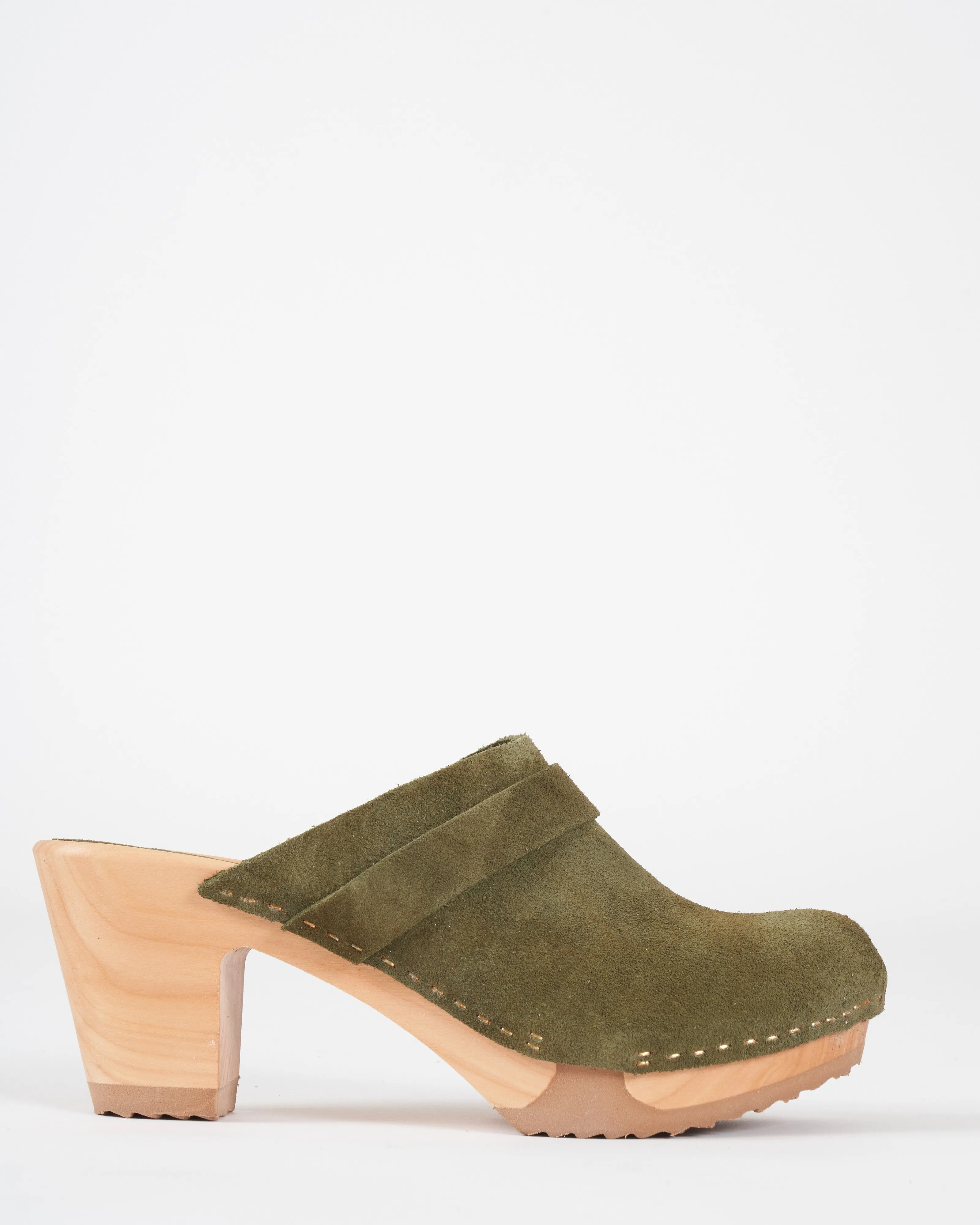 kety clog - daim kaki   sem inco