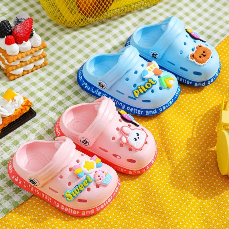 Kids' Breathable Summer Clogs - Ages 4-6