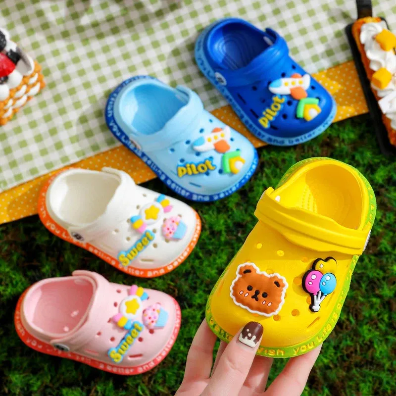 Kids' Breathable Summer Clogs - Ages 4-6