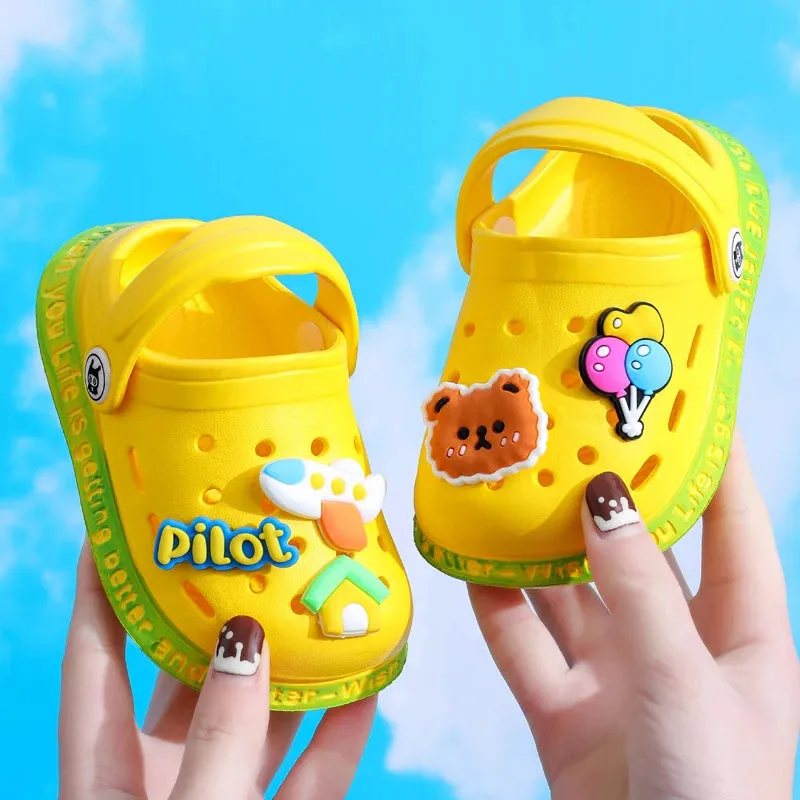 Kids' Breathable Summer Clogs - Ages 4-6