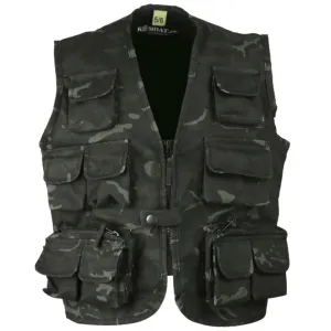 Kombat Kids Tactical Vest Black BTP